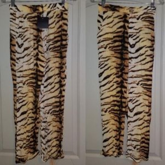 New acacia tiger Pompeii cigarette pant M pants - Picture 1 of 12